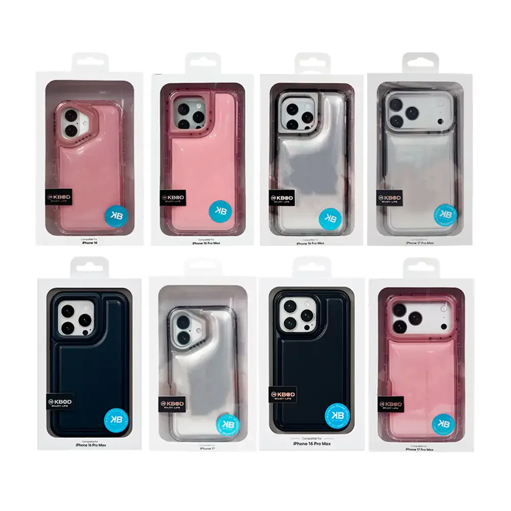 1pza Funda acolchada kbod compatible para iphone , variedad de colores / urban.play.puff