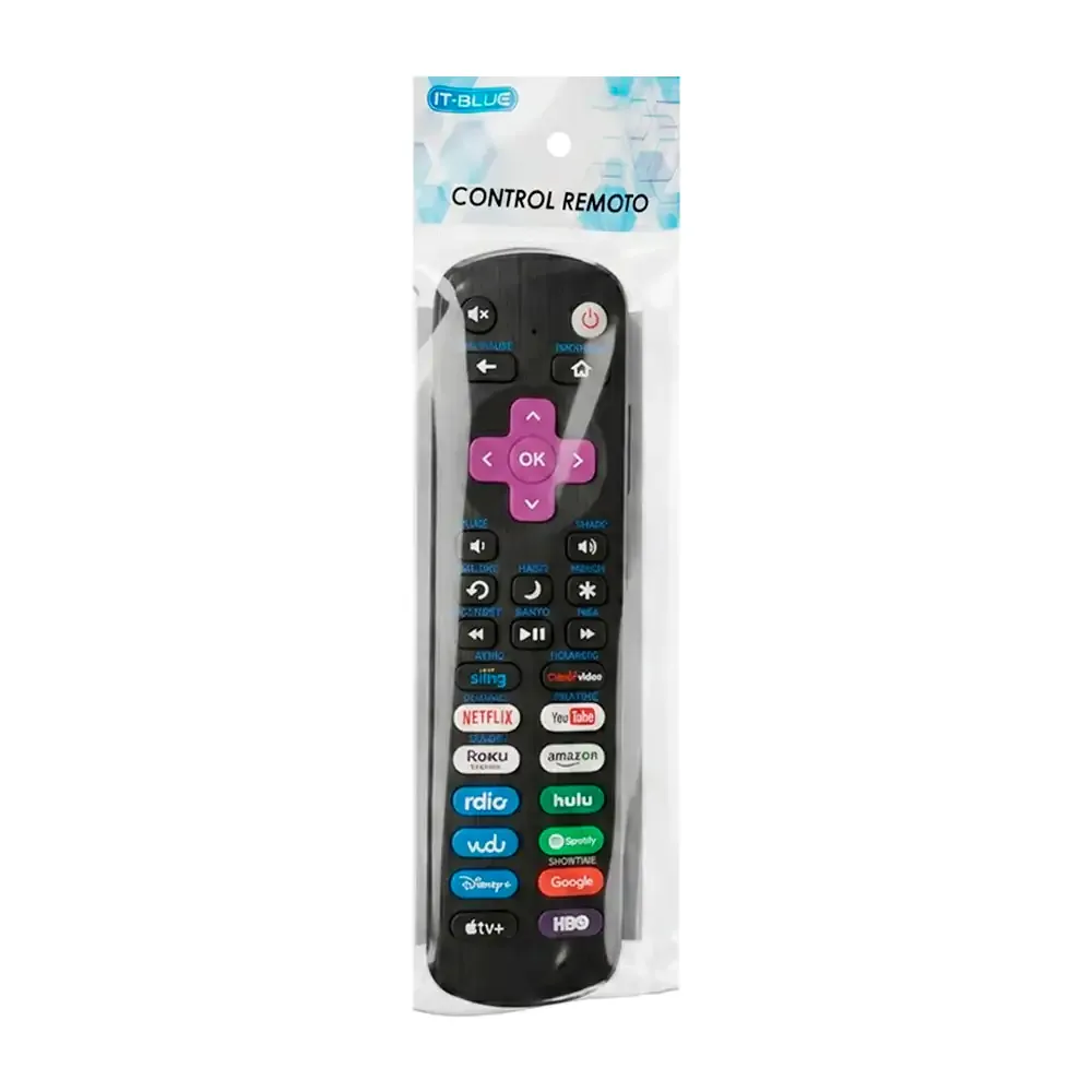 Control remoto universal con diseño ergonómico para televisión / it-7606