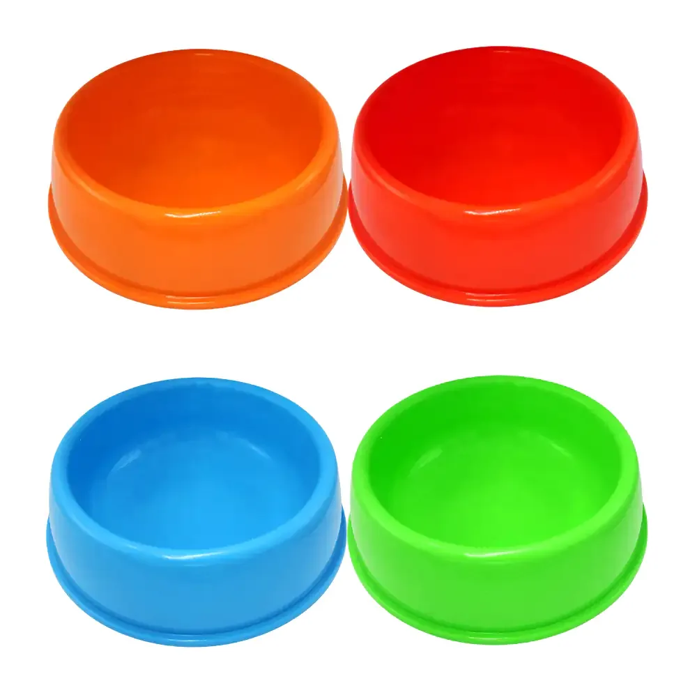 Plato individual grande de plástico resistente para mascota 23x8cm / 35224