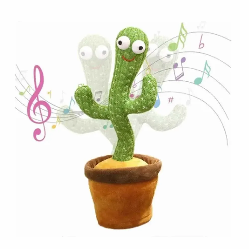 Cactus bailarín dancing cactus con luz y sonido / hs-xrz / wjl-2111 / toy1 / wjl-4111 / xrz101