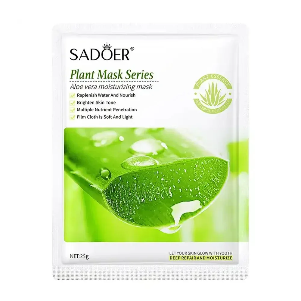 Mascarilla facial nutritiva sadoer con extracto de aloe vera, 25g / sd36711