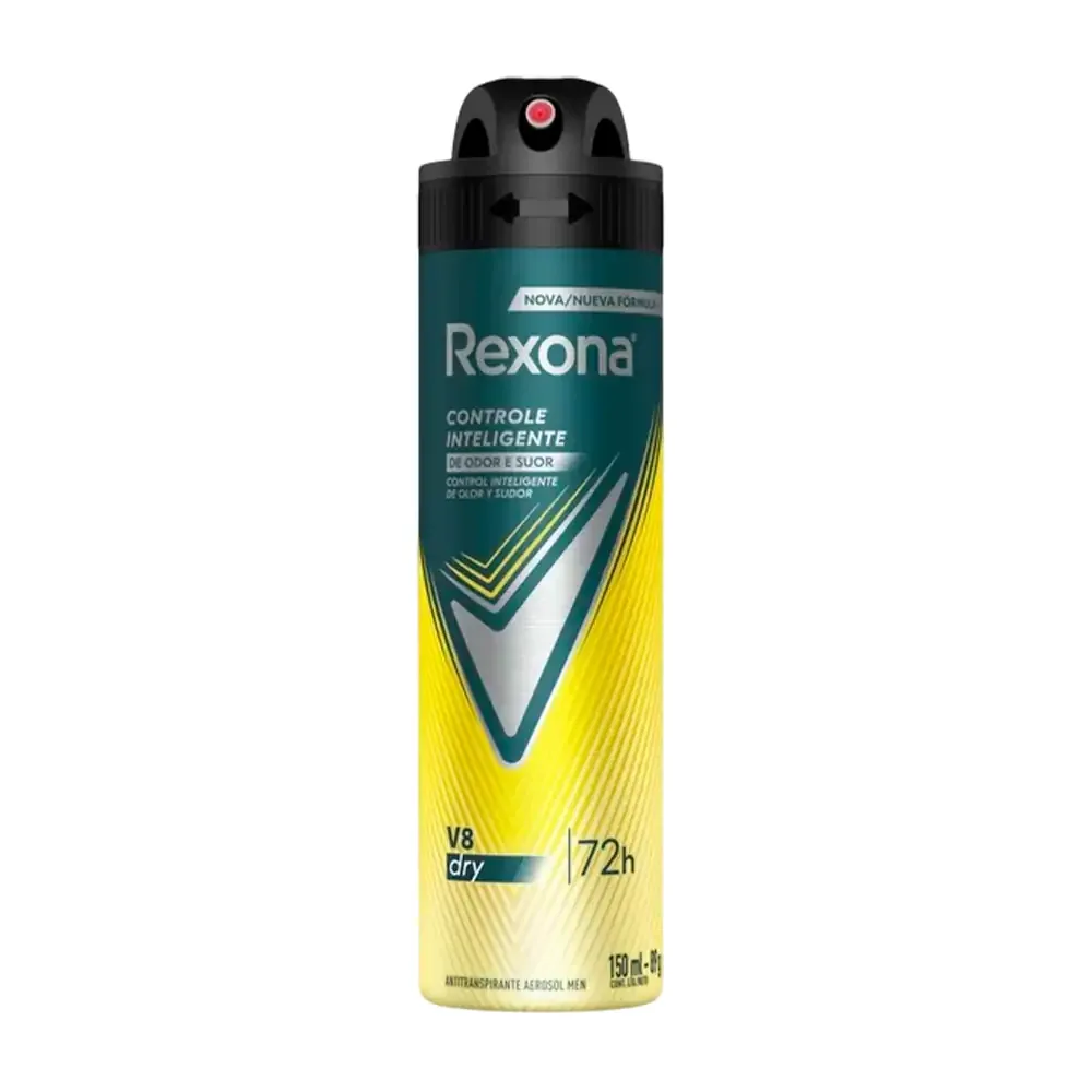 1pza Desodorante antitranspirante rexona en aerosol, aroma v8 dry, 150ml