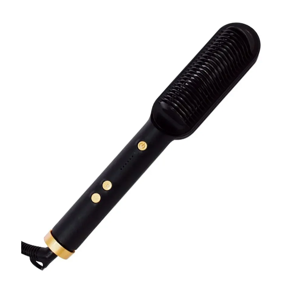 Cepillo térmico alisador eléctrico para cabello, variedad de colores / straight comb / 10474