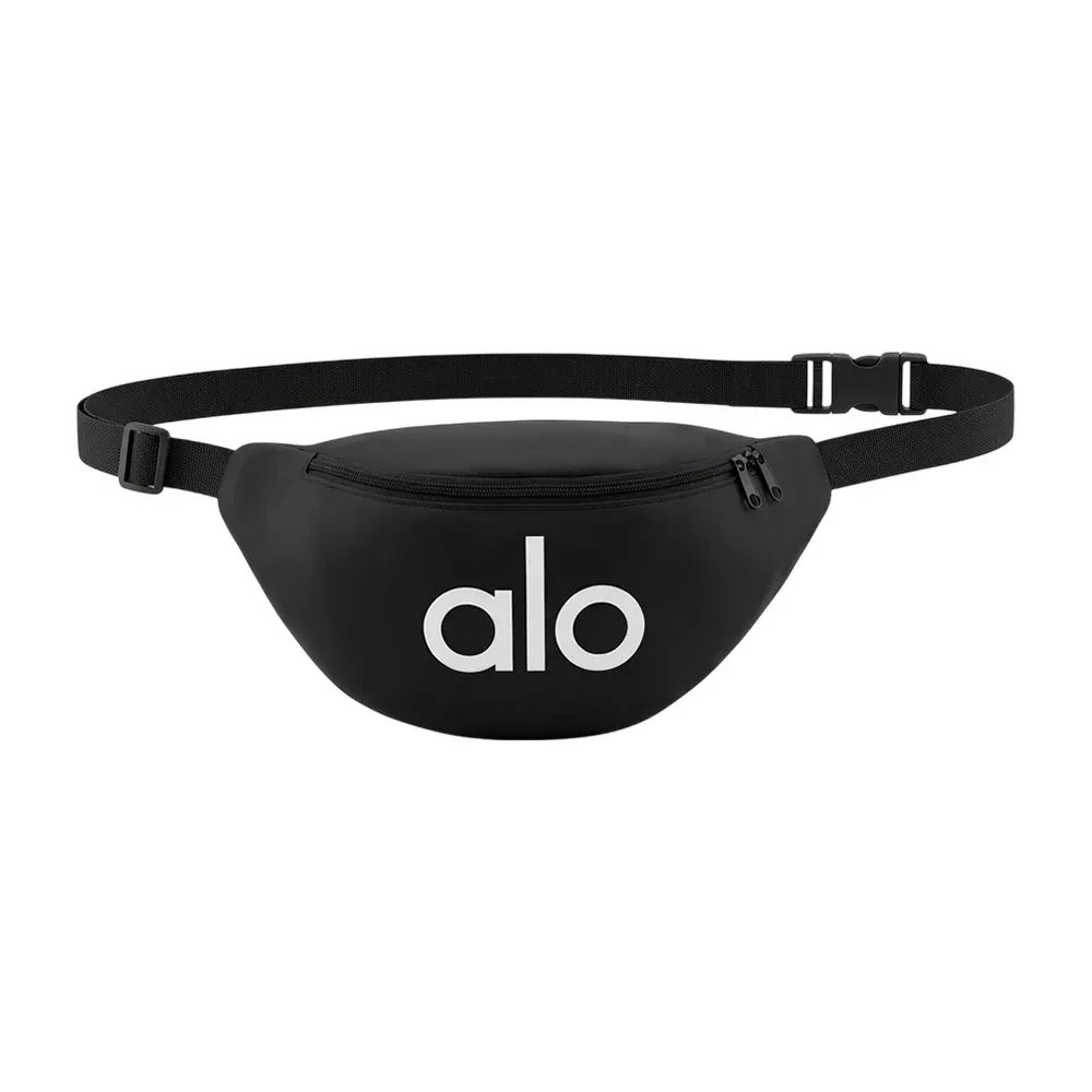 Cangurera / riñonera ajustable de 1 compartimento, diseño de marca deportiva / nike / alo