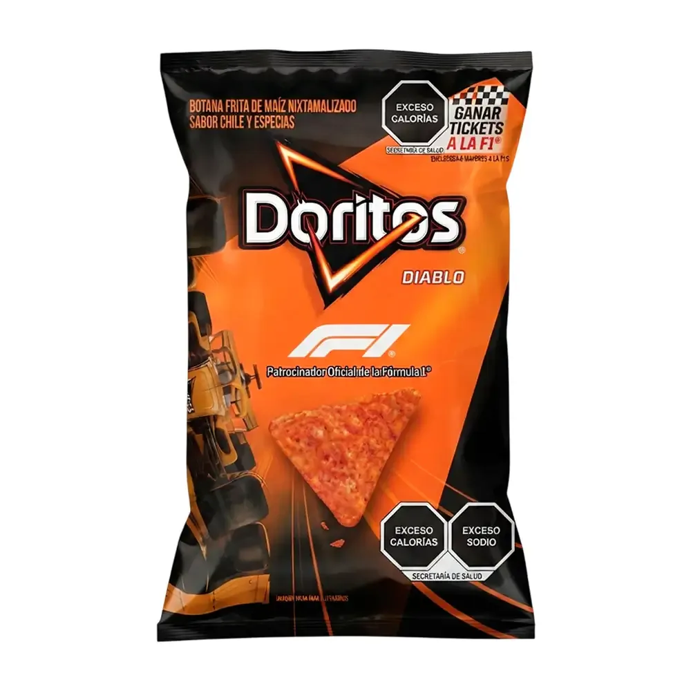 1pza Bolsa de doritos diablo de 58g / 123595