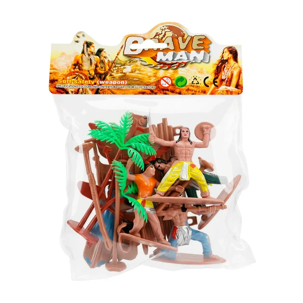 Paquete con mini figuras didácticas para maquetas, variedad de modelos