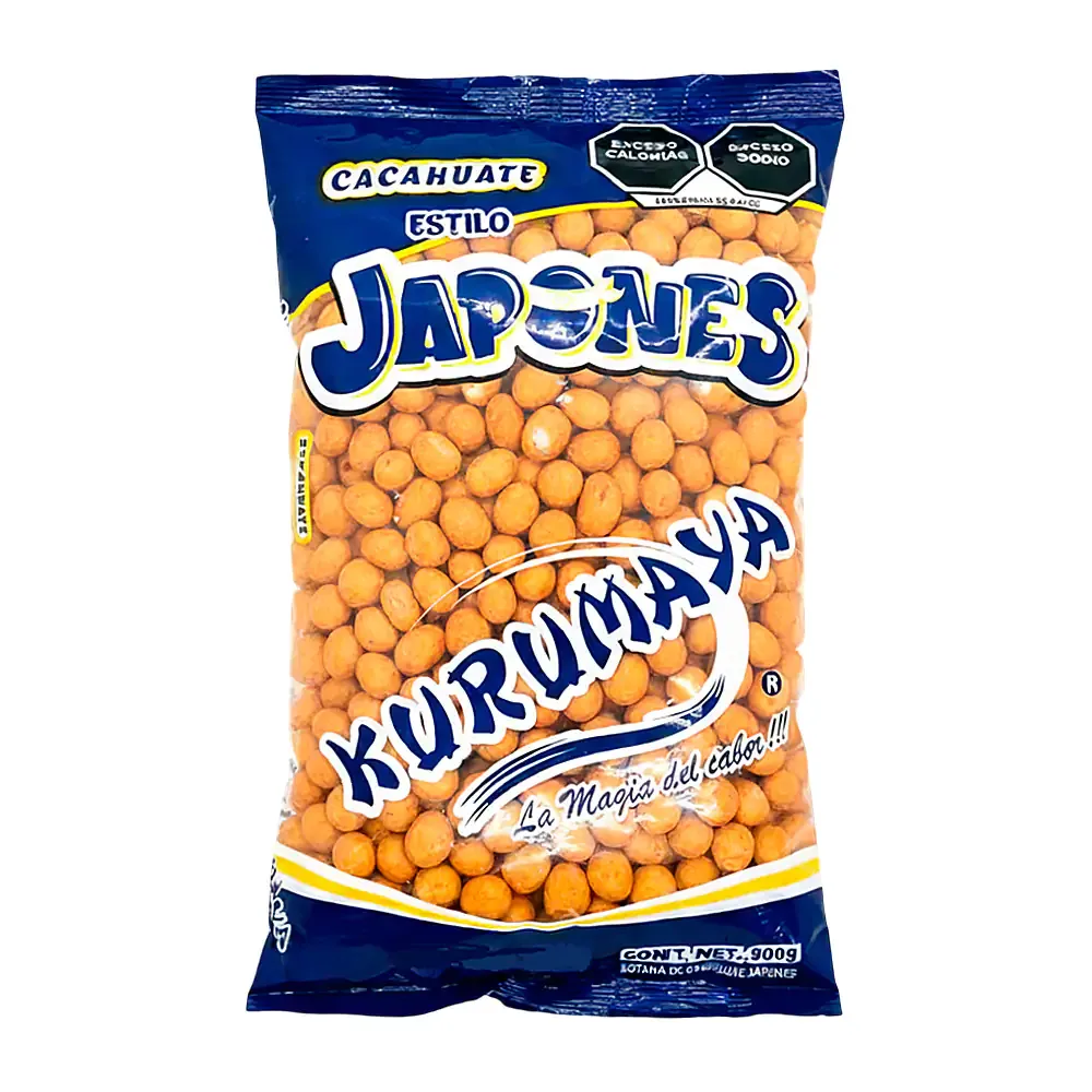 Bolsa con 900g de cacahuate estilo japones kurumaya / 870586