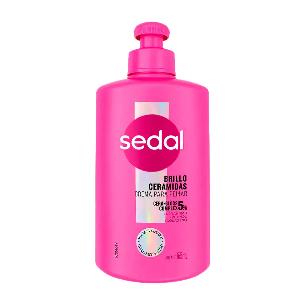 1pz crema para peinar sedal con ceramidas para dar brillo, 135ml / 251373