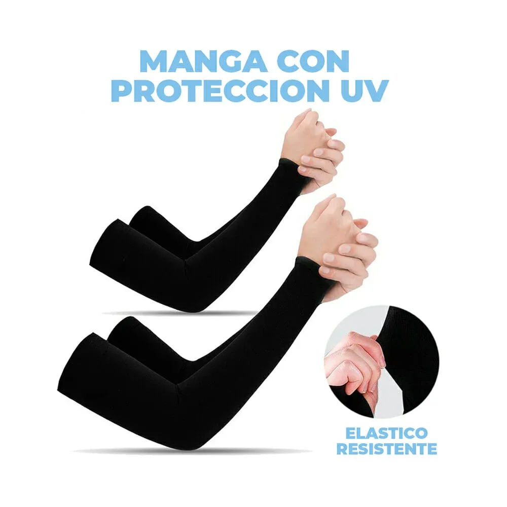 Mangas de seda con resistencia y elasticas con protección uv / dep.20