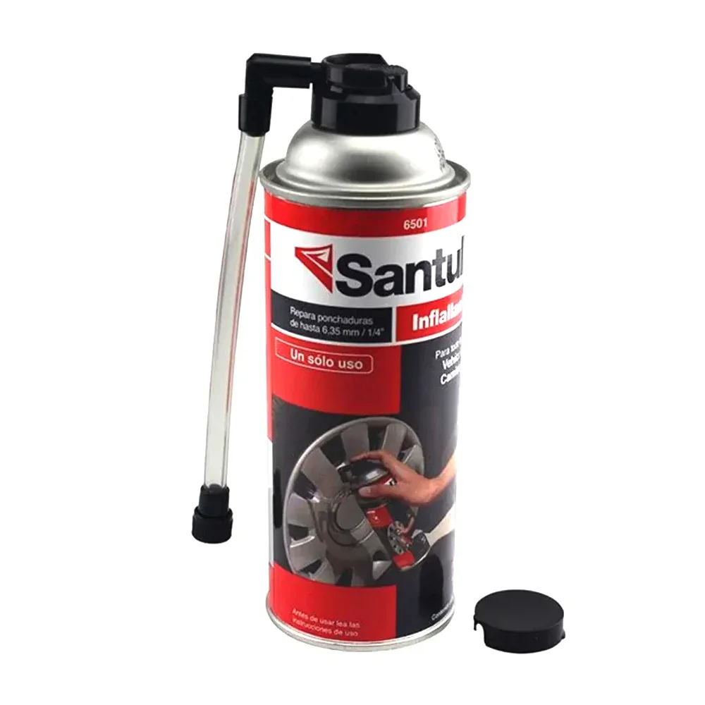 Inflallantas santul con aplicador, 340gr / 6501
