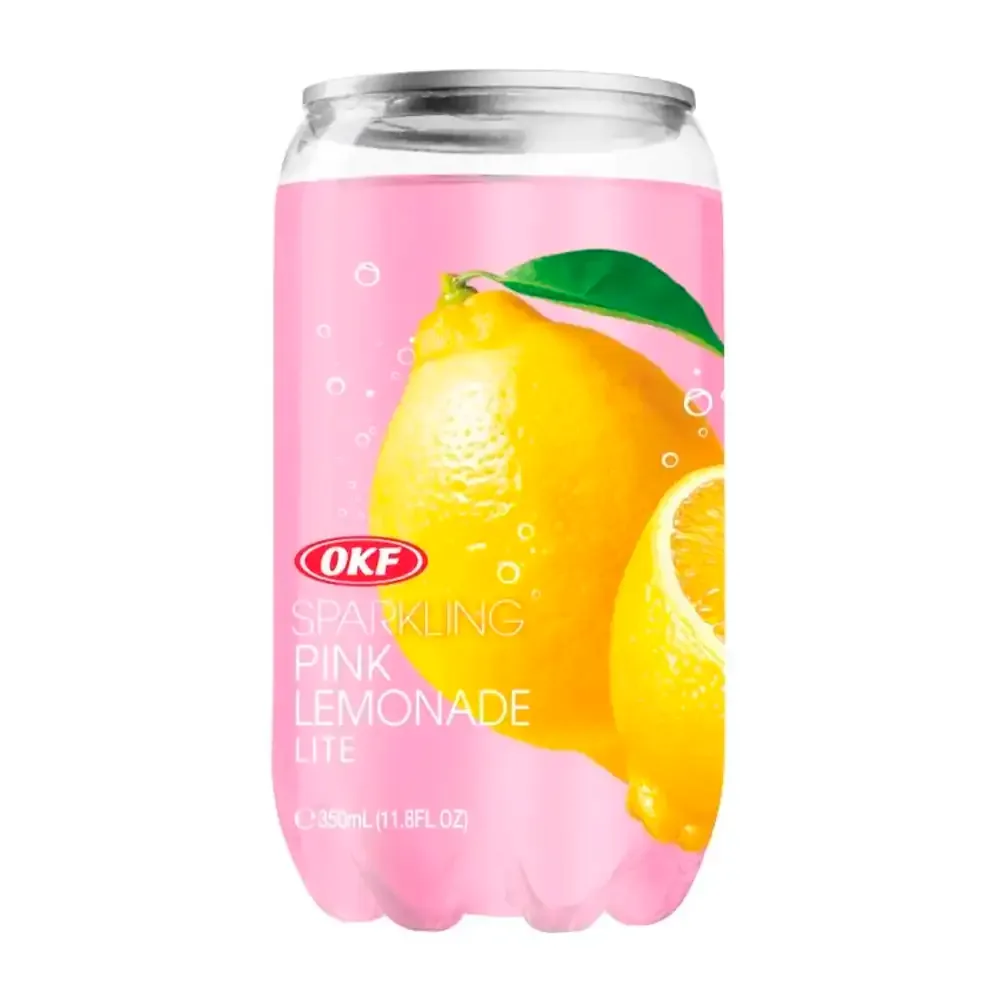 1pza Bebida okf sparkling sabor limonada rosa, 350ml / 914350