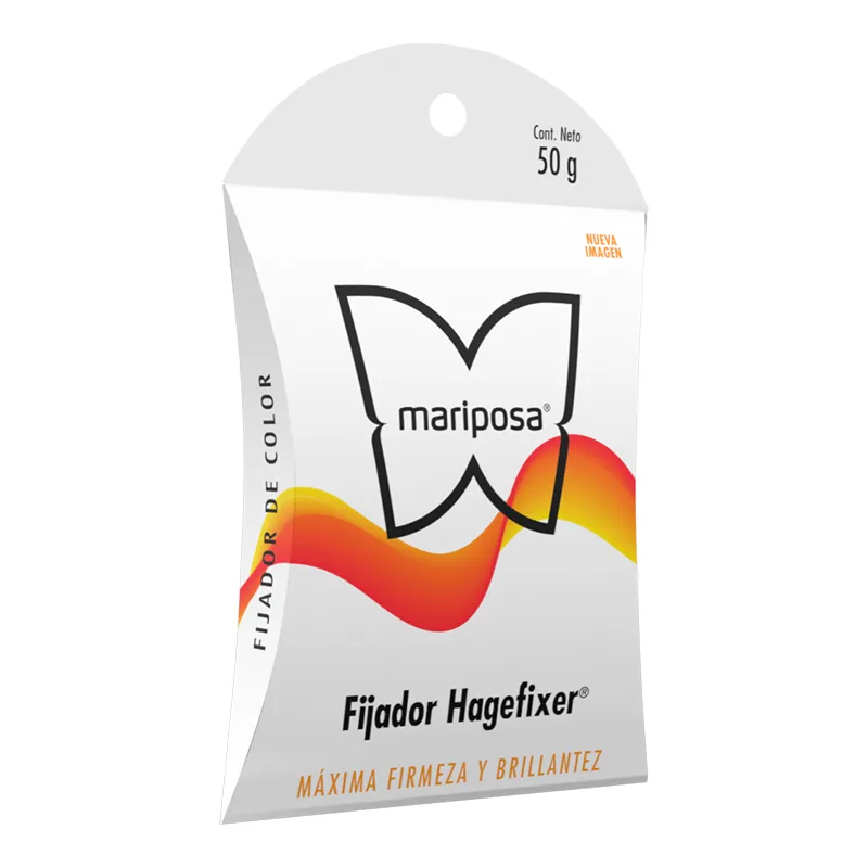 Polvo fijador hagefixer para firmeza y brillantez de ropa, 50 g / mariposa