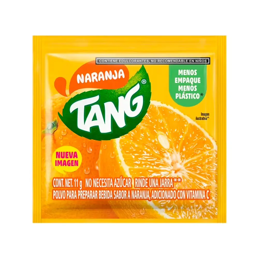 1pz Sobre de tang sabor naranja de 11g / 840999