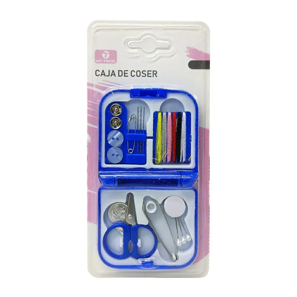Caja de coser, variedad de accesorios / 5x 7cm / 12021