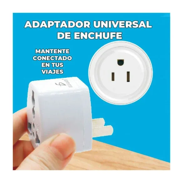 Adaptador de corriente enchufe universal, estilo europeo  / R506 / As / 10a - 250v /adaptador elegate/adaptador ele