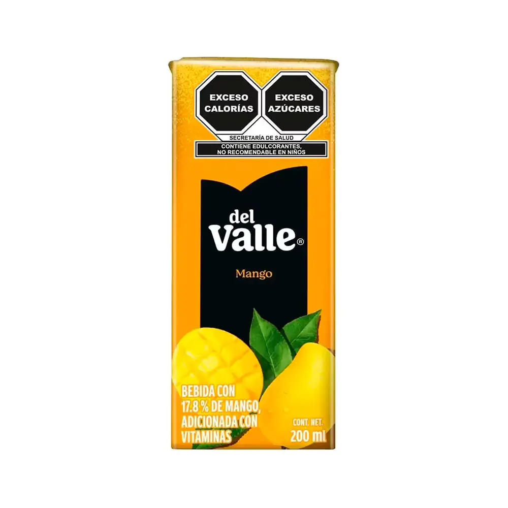 Mini jugo del valle sabor mango, 200ml / 058118
