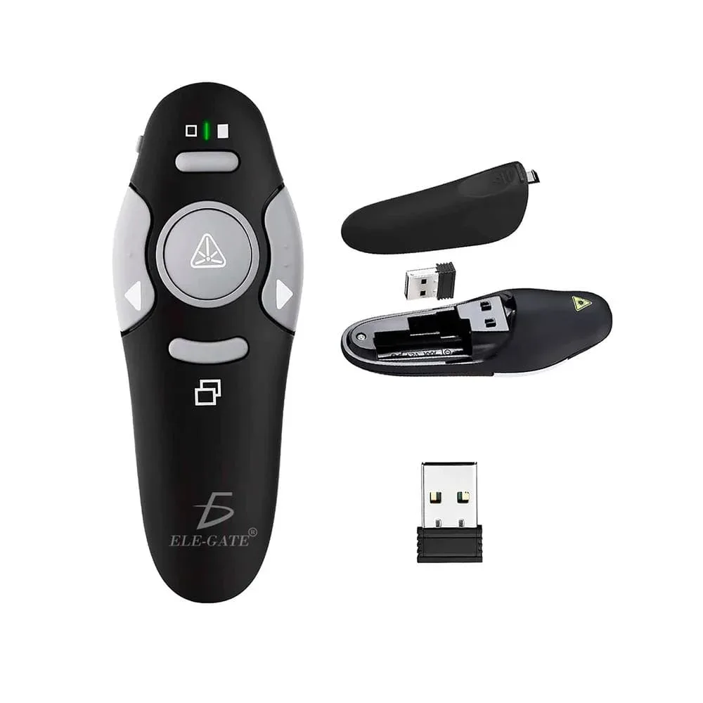 Control remoto clicker de presentaciones USB con punto laser / con.110
