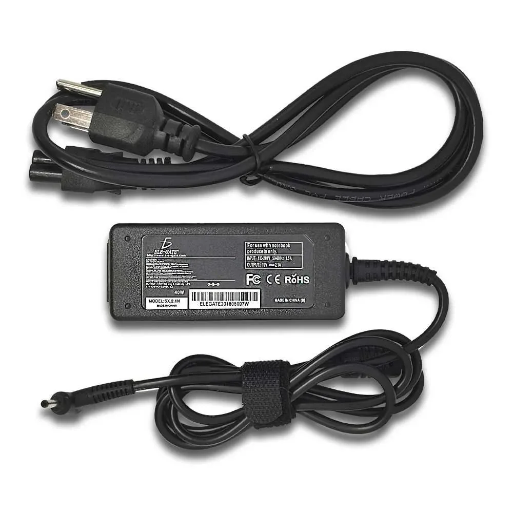 Cargador de punta delgada para laptop, compatible con Samsung 40w / sx.2.1n / sx.2.1.3010