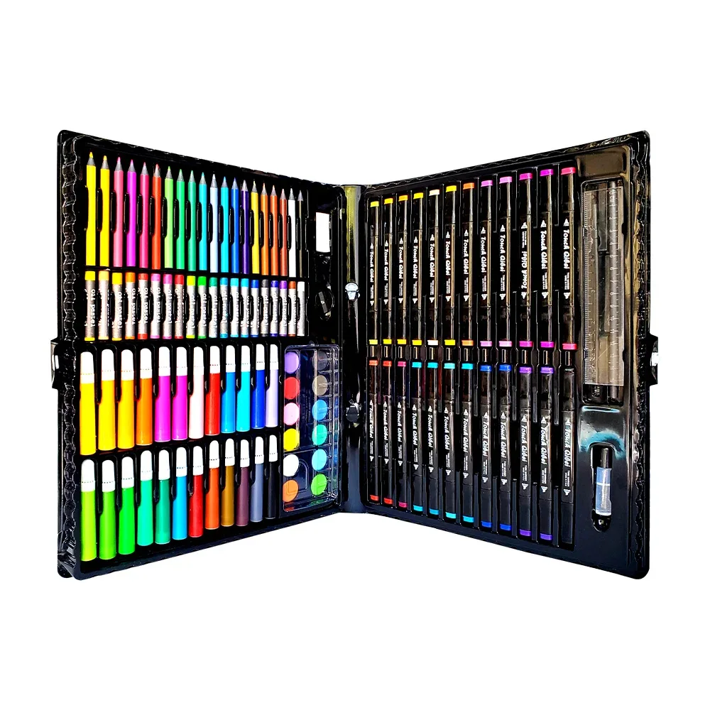 Estuche con 106 piezas para realizar arte con diseño animado, variedad de diseños / 90349