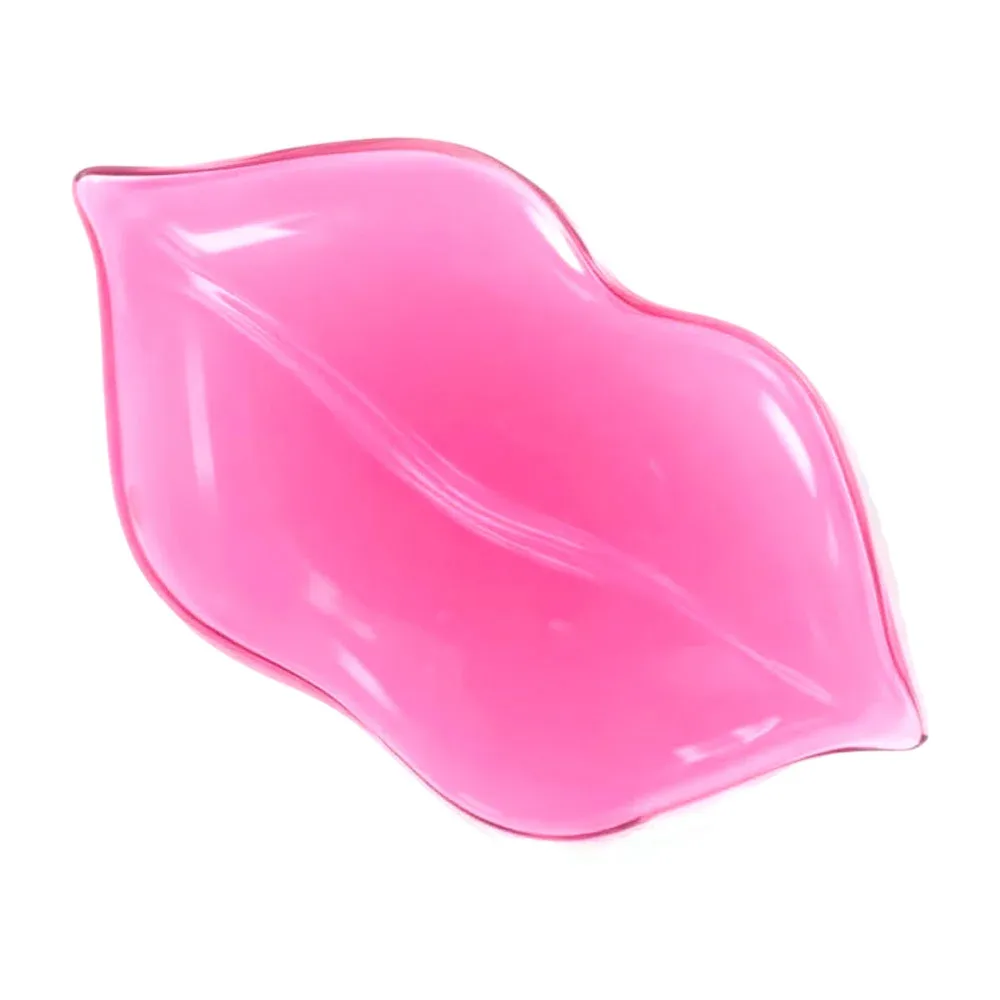 Mascarilla de gel hidratante con extracto de colágeno, en forma de labios