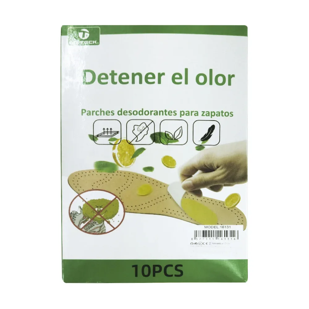 Paquete 10 parches desodorantes para evitar el mal olor de los zapatos / 16131