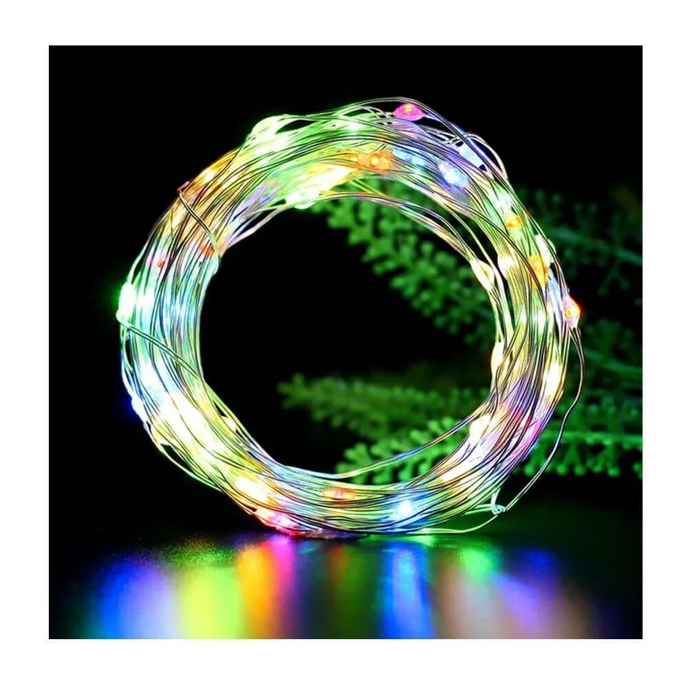 Tira serie led tipo alambre de 2 metros para decoración, variedad de colores / tyn-202y / tyn-203 / dx52 / tt018