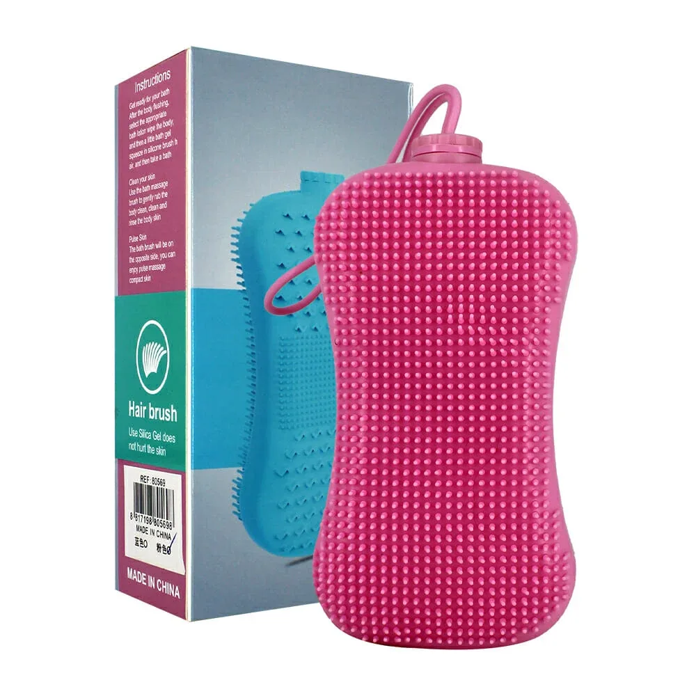 Cepillo recargable de silicón para el cabello / dmt-999