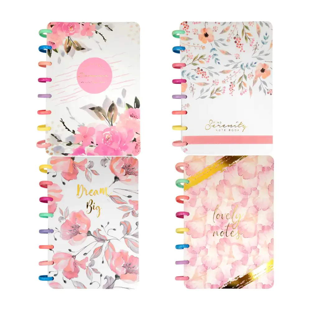 Libreta - cuaderno de raya con 120 hojas y espiral grueso de colores, variedad