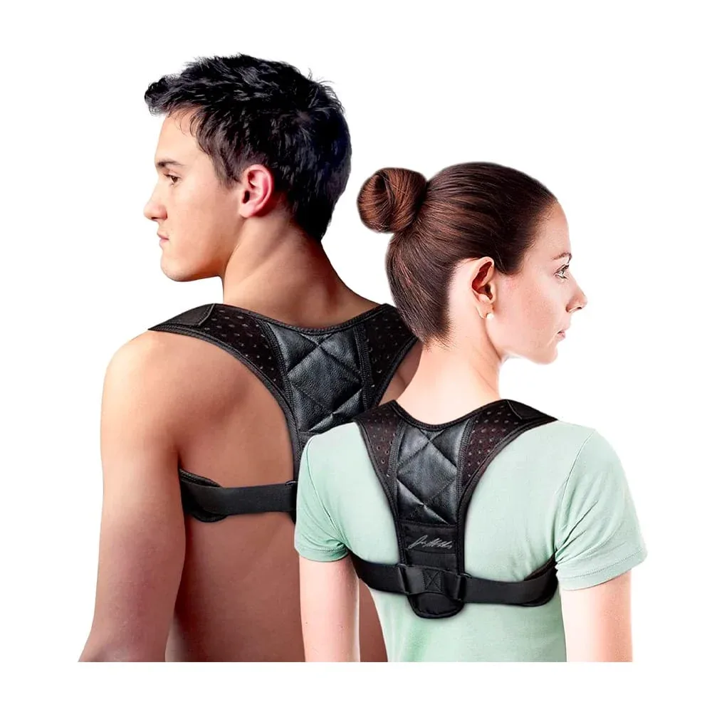 Faja corrector de postura con velcro ajustable para el dolor y tensión de espalda, variedad de tallas / maxmacia