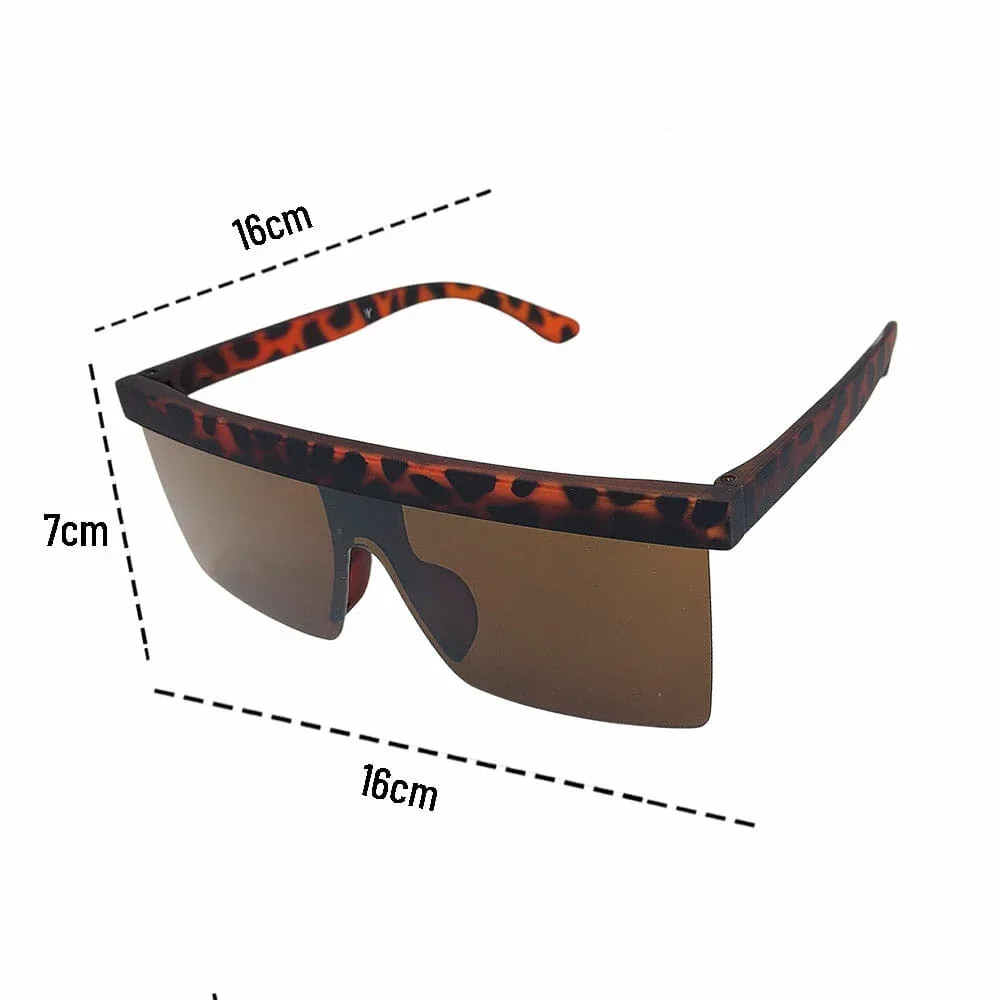 1pza Lentes con mica mate cuadrada, variedad de diseños y colores / 3121-1f