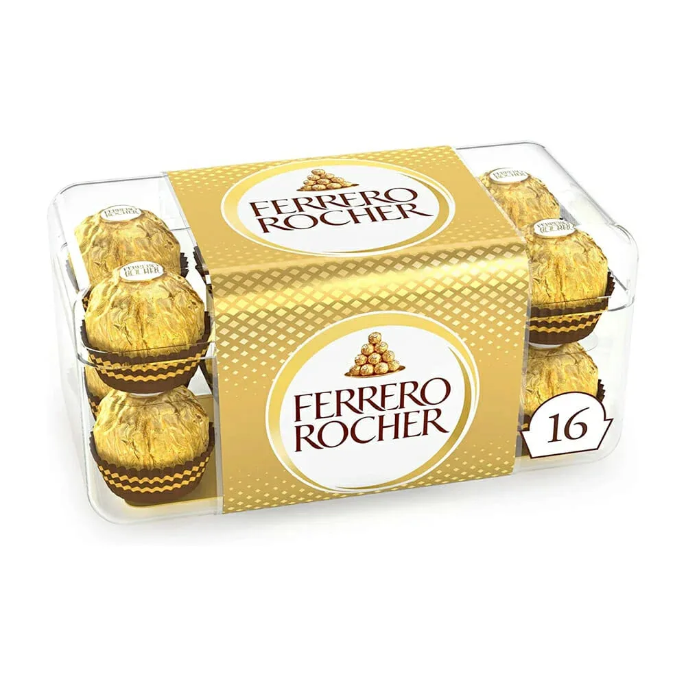 Caja de chocolates ferrero rocher con 16pz / t16