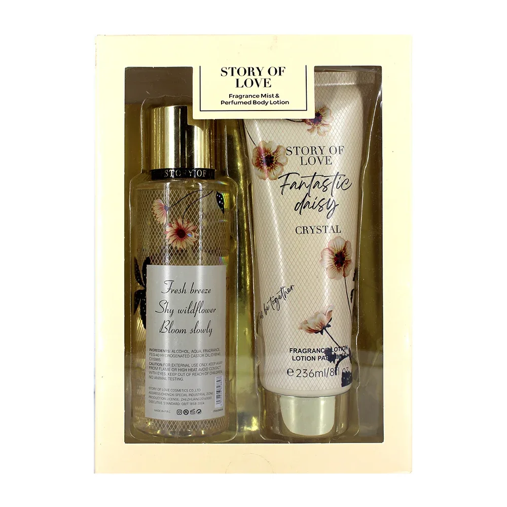 Kit perfume daring peach, 250ml + loción daring peach, 236ml / story of love 05azy1986