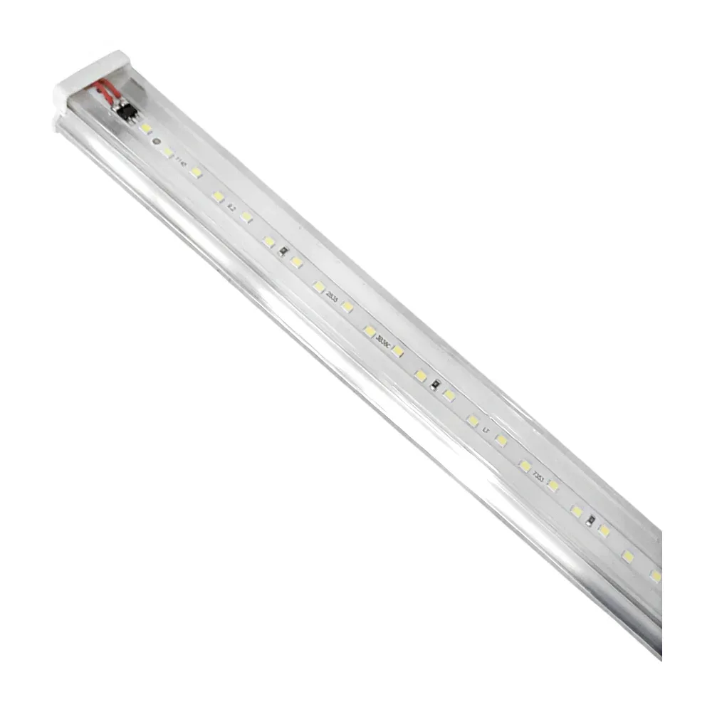 Luminario regleta t8, aluminio resistente 72w y 240cm / mg02109