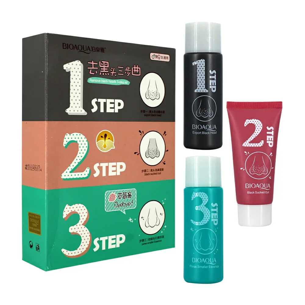 Mascarilla 3 pasos para puntos negros / bioaqua / z323