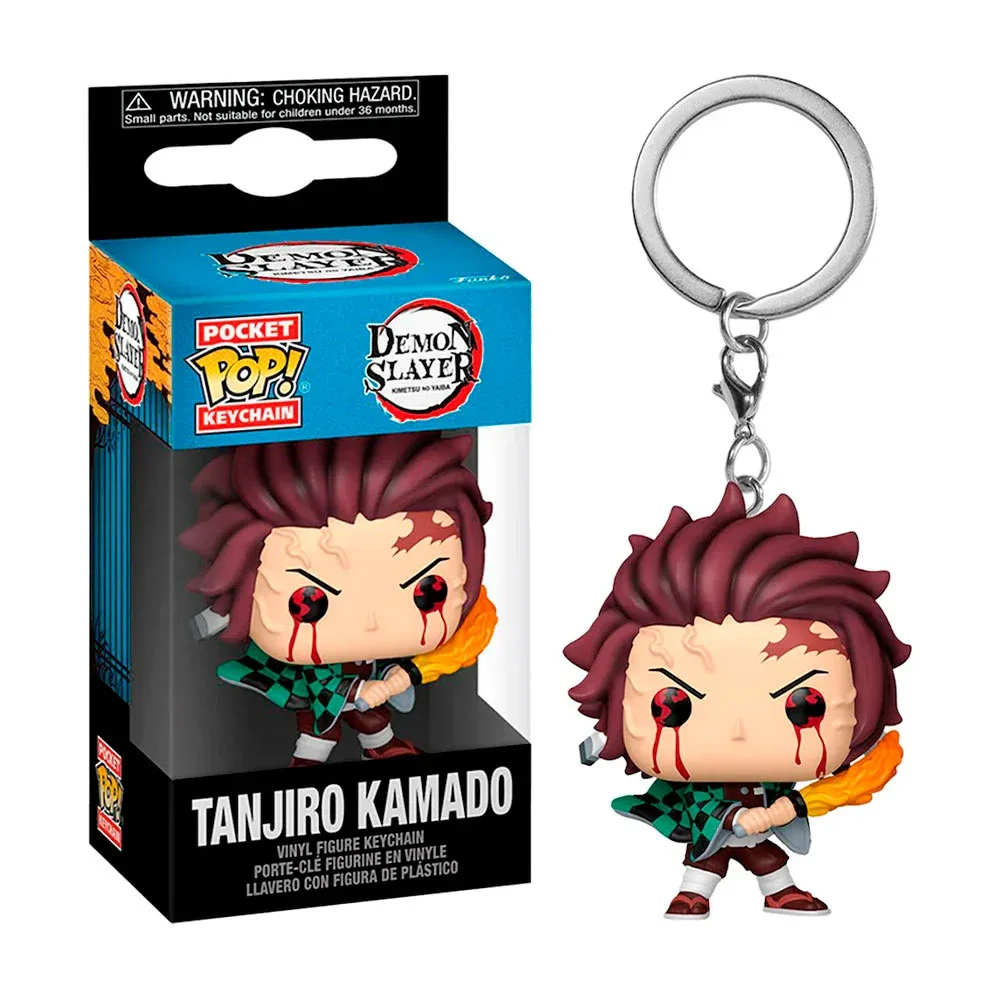 Llavero pop coleccionable con diseño de tanjiro kamado