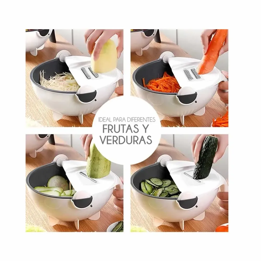 Escurridor multifuncional cortador / rallador de alimentos 80430