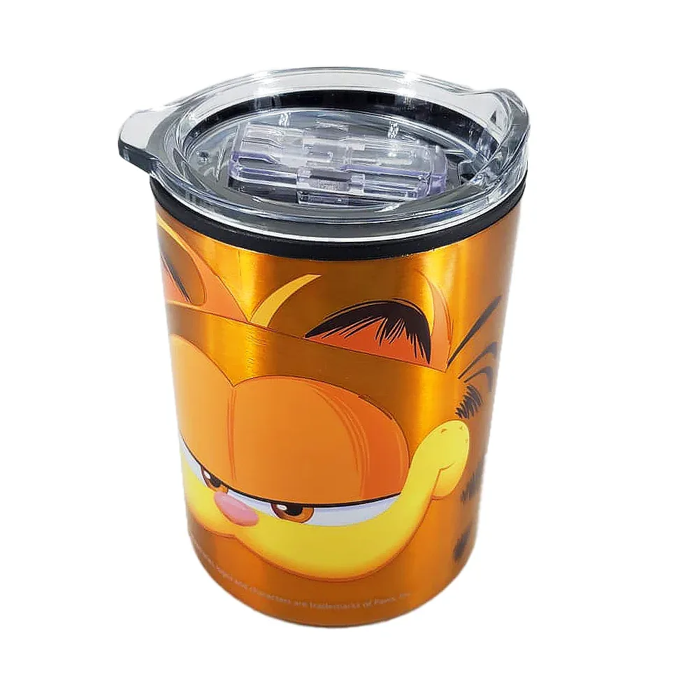 Vaso termo de acero inoxidable con capacidad 350ml y diseño de garfield / jy-522a