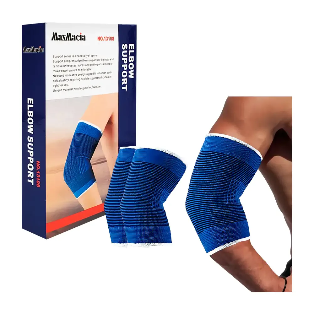 Par de coderas elásticas ortopédicas / elbow support / 13108