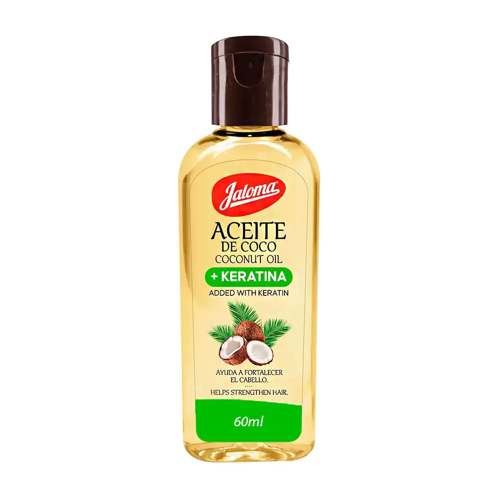 1pz Aceite jaloma de coco con keratina, 60ml / 031571
