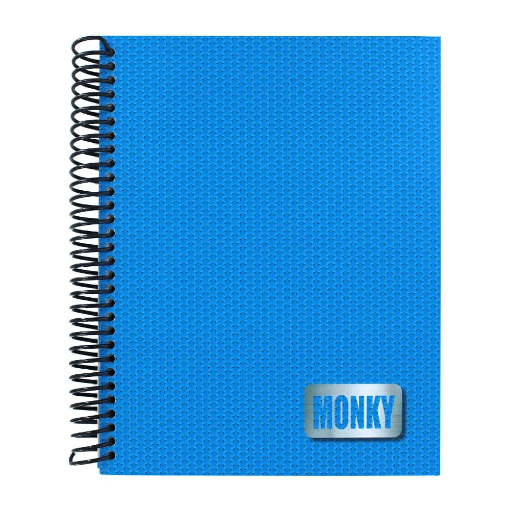Cuaderno monky profesional de pasta dura con 200 hojas en raya / 849408