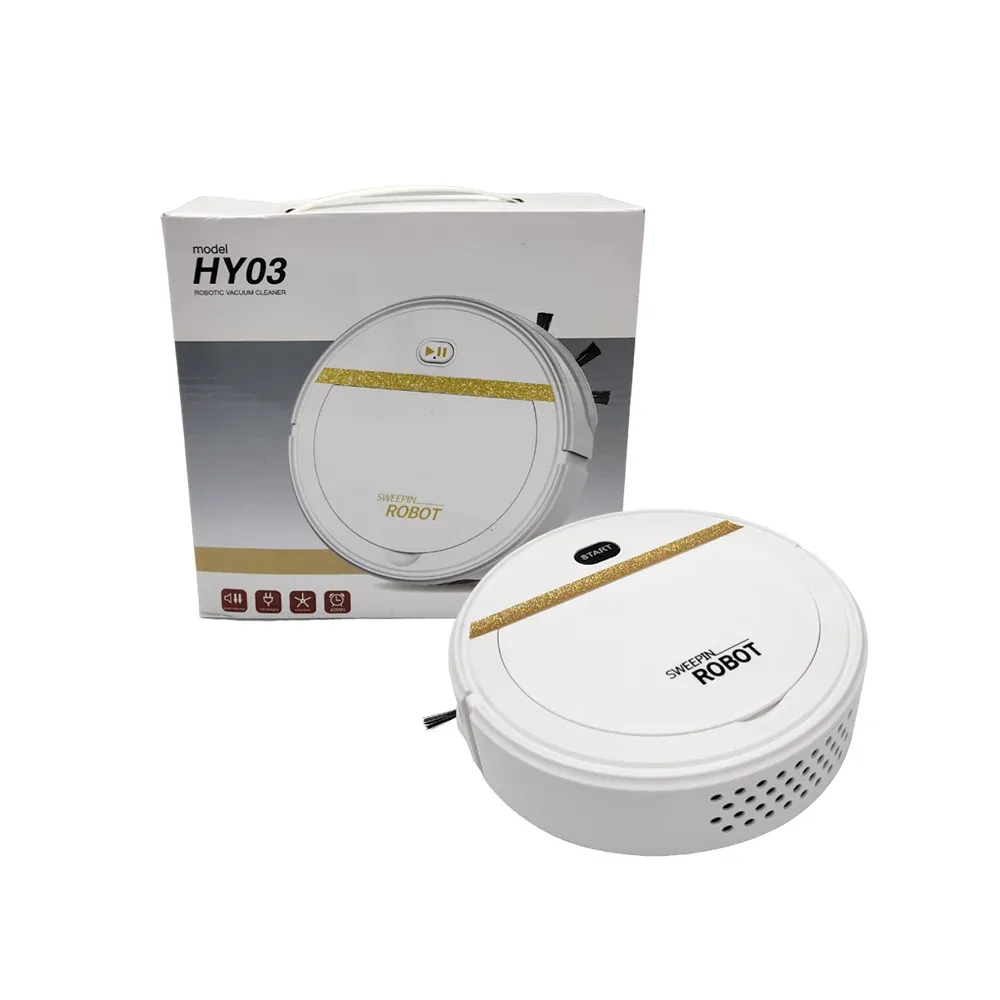 Robot limpiador barredor recargable con filtro y accesorios / hy03 / 12414