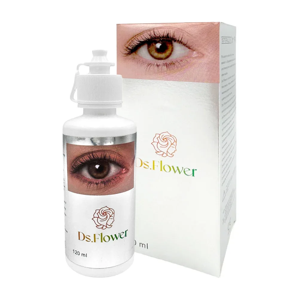 Solución para lentes de contacto de 120 ml / ds.flower / Líquido de lentillas