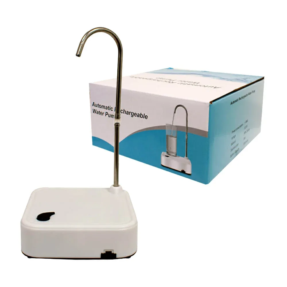 Dispensador de agua automático con base para poner vasos