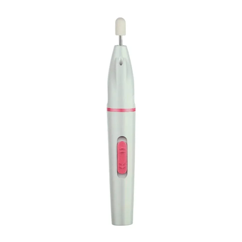 Pulidor esmeril eléctrico con 5 puntas intercambiables para aplicar manicure o pedicure, variedad de colores / 129861