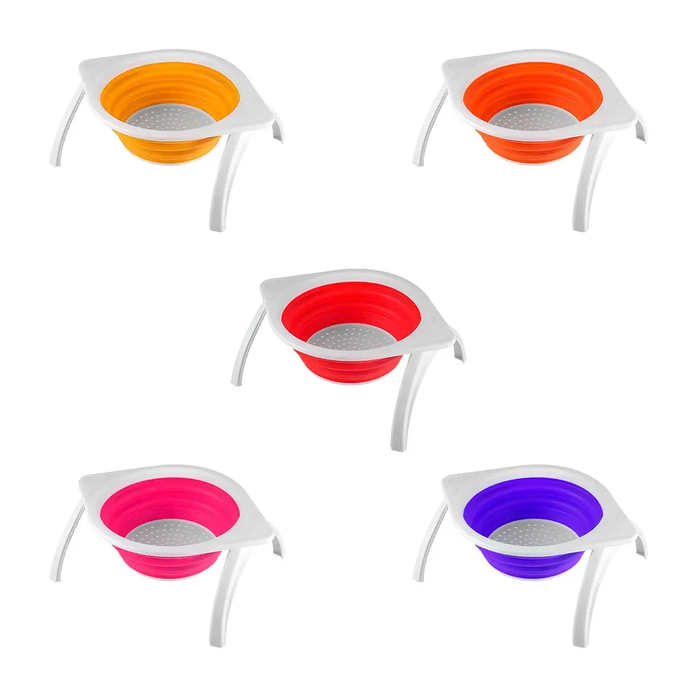 Recipiente plegable de silicon, variedad de colores / 81044