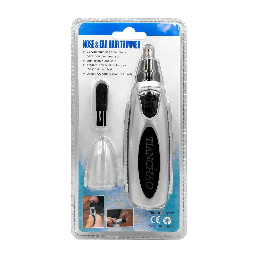 Rasuradora multifuncional para nariz y oídos, inalámbrica + accesorios / lu99025