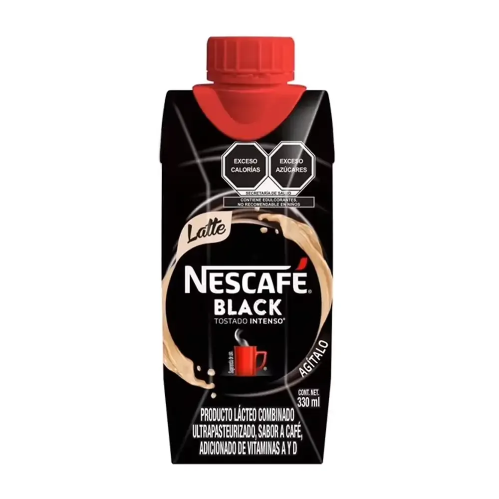 Nescafé black sabor a cafe tostado intenso 330ml / 105606