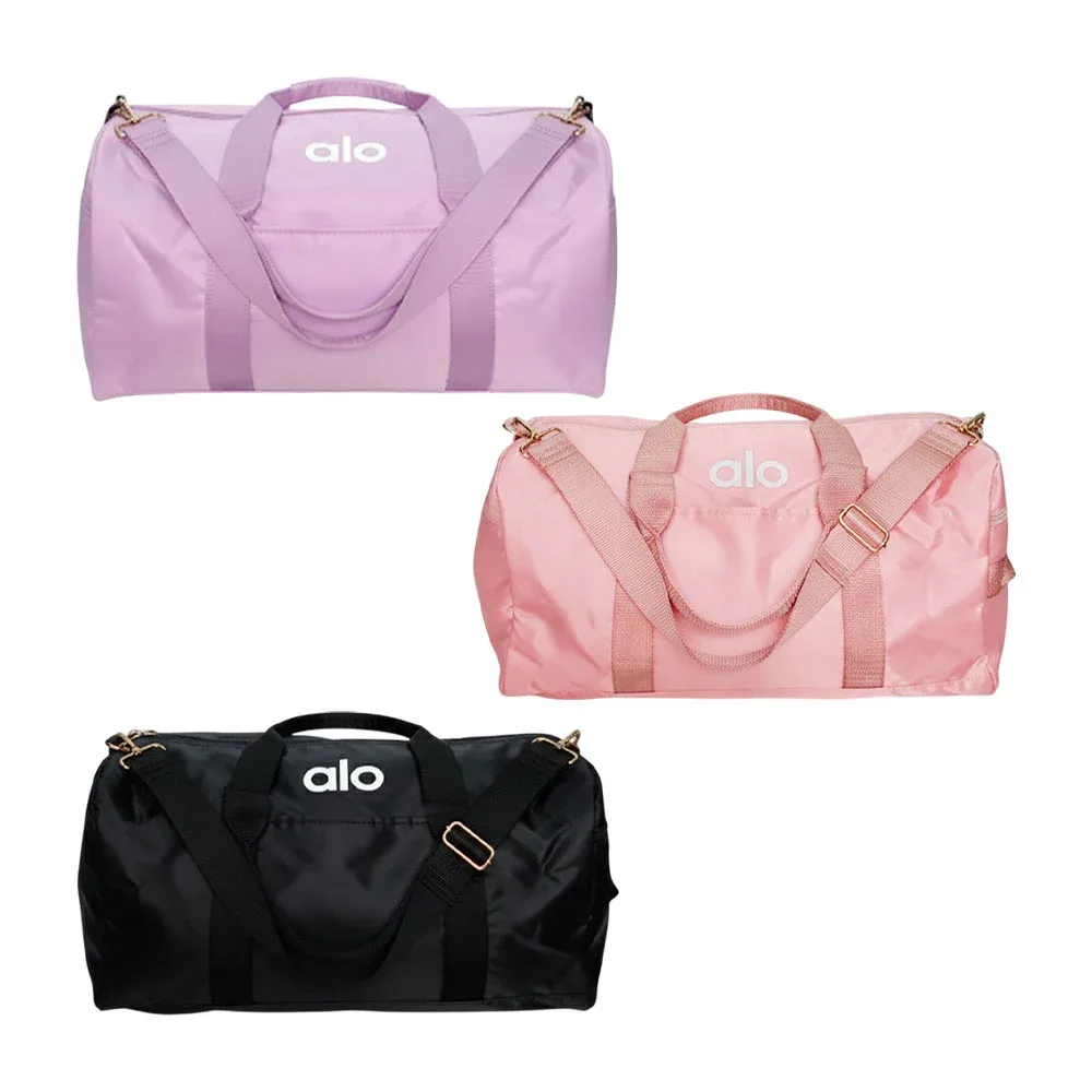 Bolsa maleta deportiva con 5 compartimentos y frase alo, varios colores / lu2293