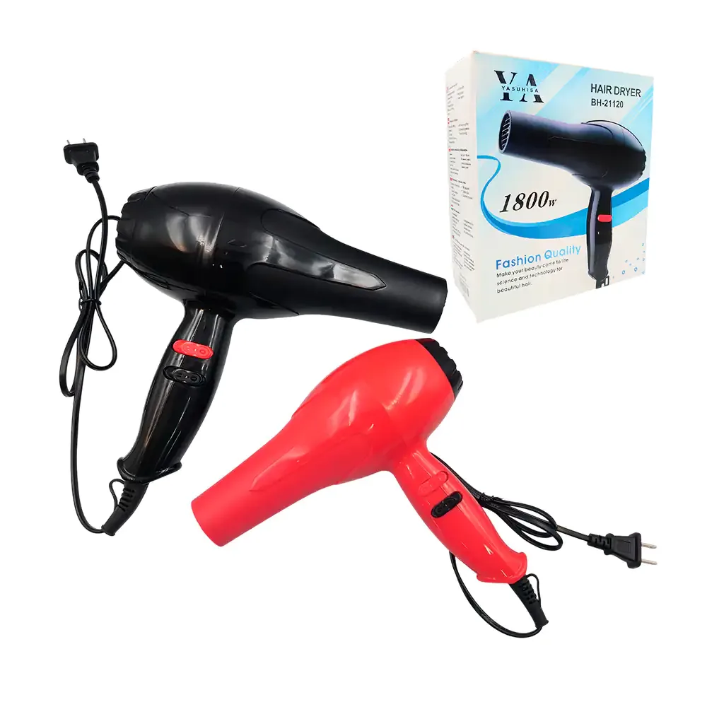 Secadora de cabello yasuhisa 1800w doble temperatura, variedad de colores / bh-21120