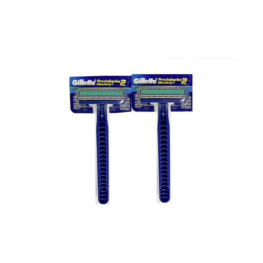 Blíster 2pzas rastrillos prestobarba gillette ultra grip 2 / 2729